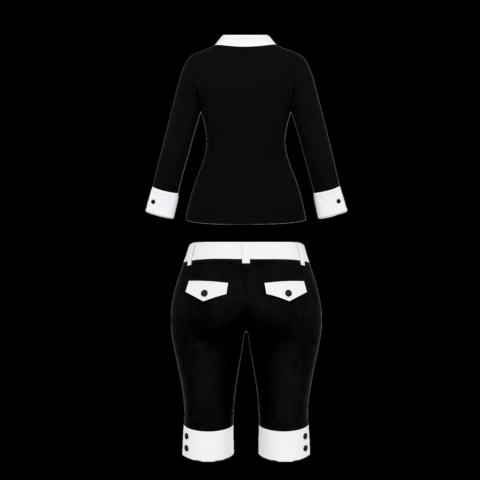 Black Orchid Solid Capri Full Set