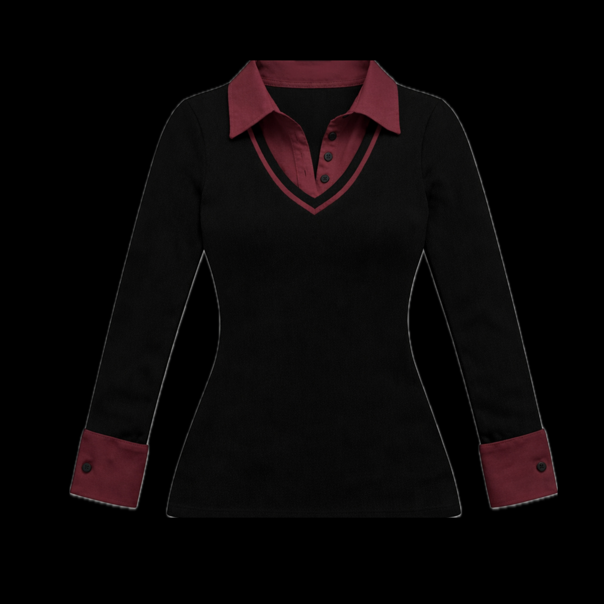 ♡ CLEARANCE ♡ OxBlood Solid Top
