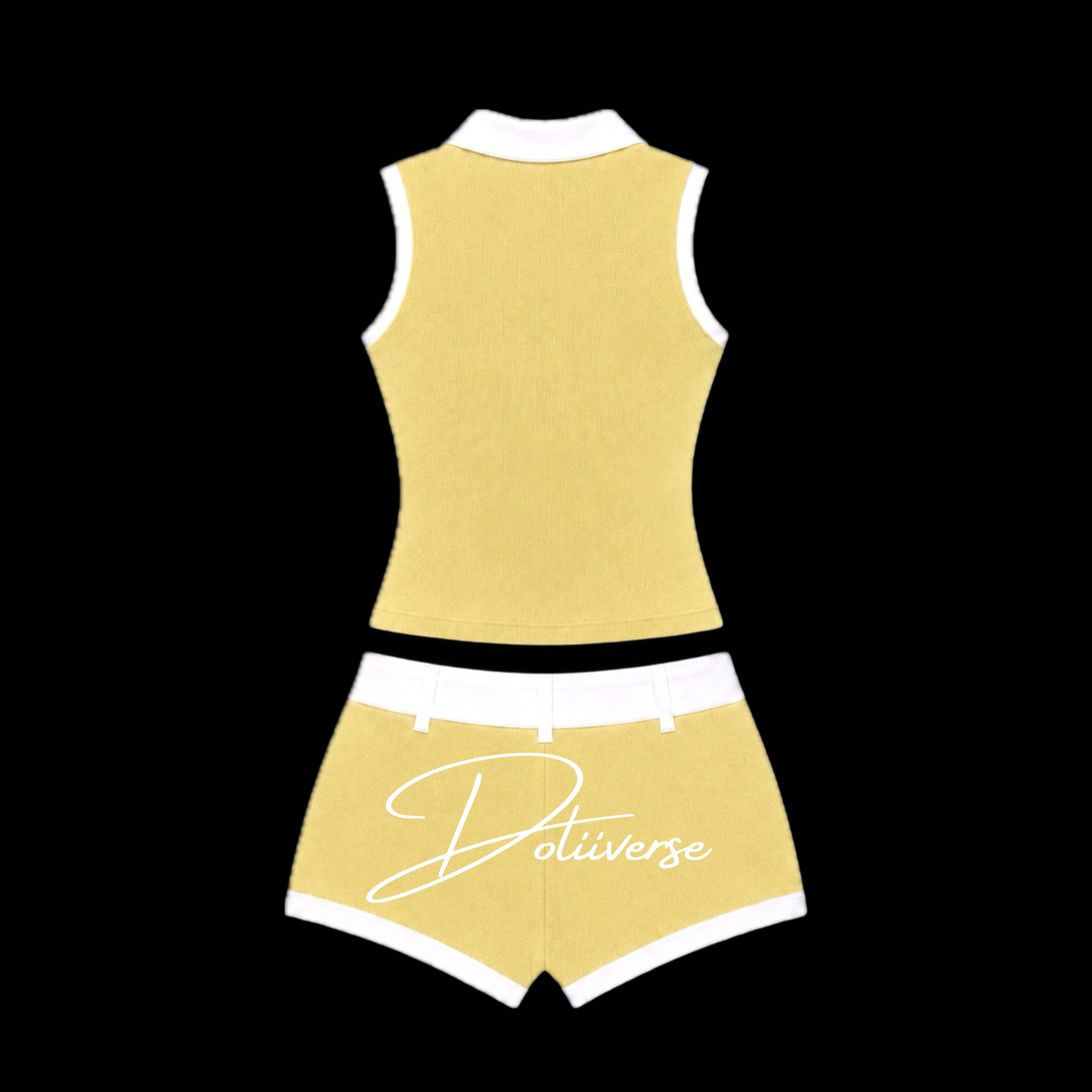 limited edition: Lemon Sorbet Solid Shorts Set