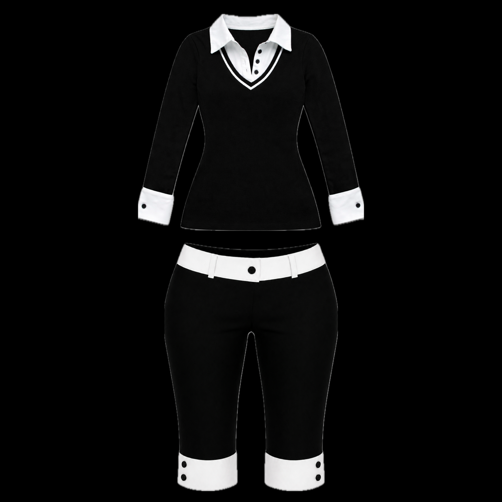 Black Orchid Solid Capri Full Set