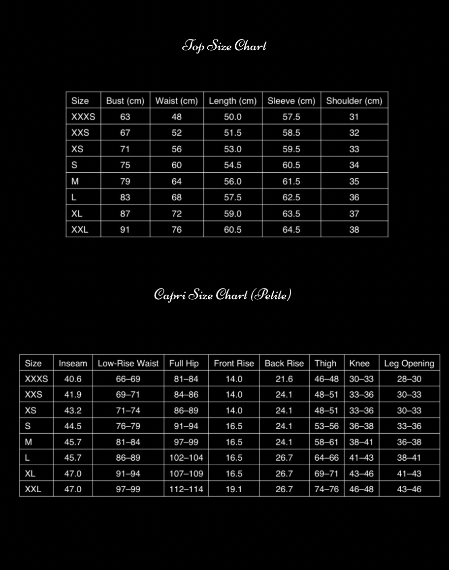 Black Orchid Solid Capri Set